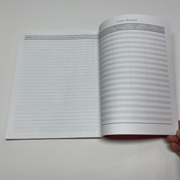 KEEP CALM AND READ A BOOK Reading Log Tracker for Book Record Red NWOT - Picture 5 of 7